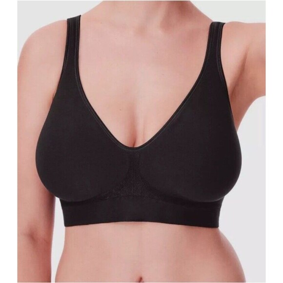 Bali Comfort Black Bra Revolution All Around Flexes Fit Size M 3484 Wireless - Picture 1 of 9